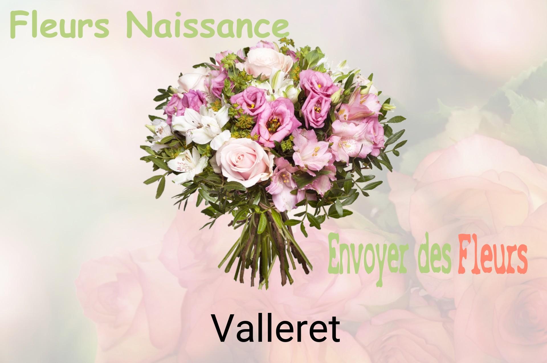 Bouquet de fleurs de naissance livré à Valleret